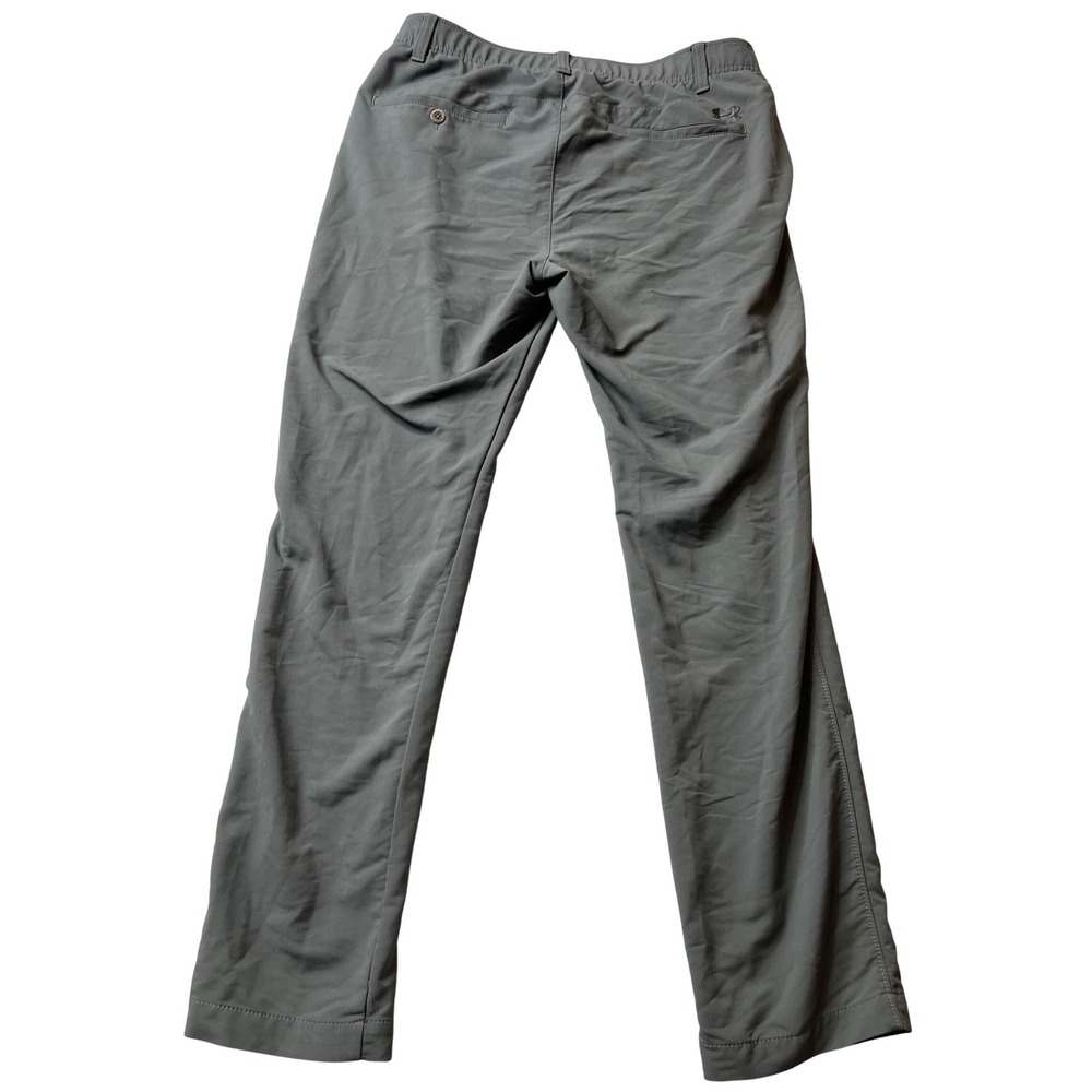 Under Armour‎ Men Gray Golf Chino Flat Front Pants 31x29 active
